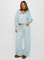 Revive Zip Through Hoodie Blue
